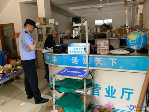 佐壩 消防安全檢查走進寄遞行業 圖